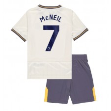 Everton Dwight McNeil #7 Tredjeställ Barn 2024-25 Korta ärmar (+ Korta byxor)